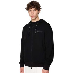 Armani Exchange 6rzmhe-zjdgz Full Zip Sweatshirt Zwart XL Man