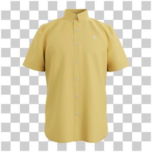 Timberland Mill Brook Linen Short Sleeve Shirt Geel XL Man
