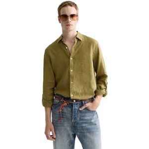 Scotch & Soda Seasonal Core 182346 Linen Regular Fit Overhemd Met Lange Mouwen