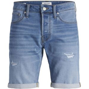 Jack & Jones Rick Icon Sq 709 I.k Plus Size Denim Shorts Blauw 40 Man