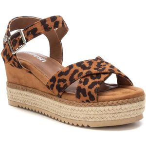 REFRESH - 173134 - Sandaal - KAMEL - Suède - Veganistisch