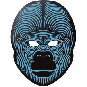 Atosa Gorilla Led Led Mask Blauw