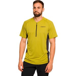 Trangoworld Moysalen Half Zip Short Sleeve T-shirt Geel XL Man