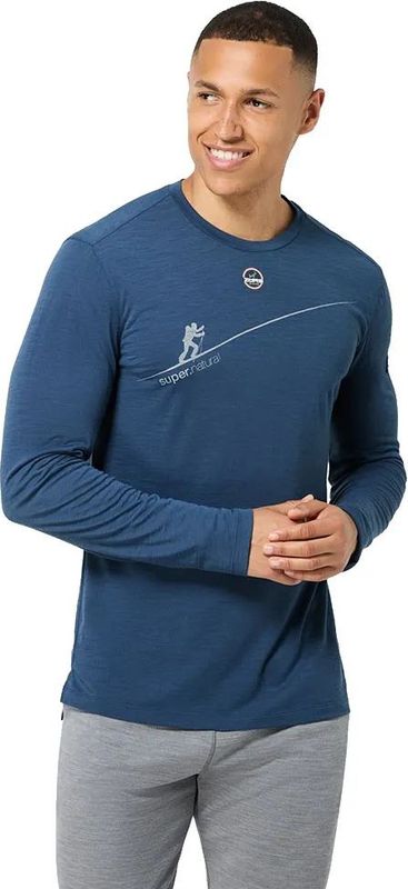 Super.Natural Heren Hzsg Haute Route Longsleeve