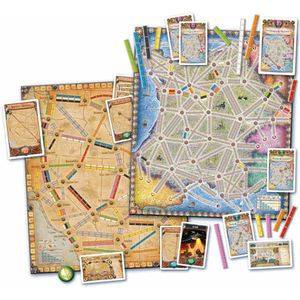 Enigma Asmodee Ticket To Ride-francia Spanish Board Game Veelkleurig