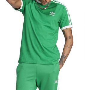 Adidas Originals Adicolor Classics 3 Stripes Short Sleeve T-shirt Groen L / Regular Man