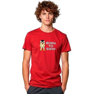 Kruskis Born To Swim T-shirt Met Korte Mouwen