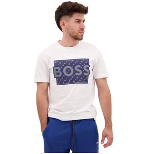Boss Tiburt 353 10236129 01 Short Sleeve T-shirt Wit L Man