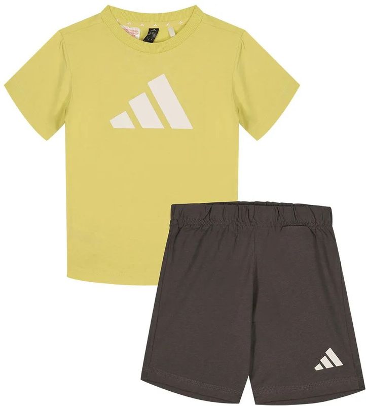 adidas - Essentials Tee Set - T-shirt en Shortset - Zwart - 100% Katoen