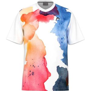 Head Racket Topspin Short Sleeve T-shirt Veelkleurig 128 cm Jongen