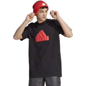 Adidas Fi Bos Short Sleeve T-shirt Zwart M / Regular Man