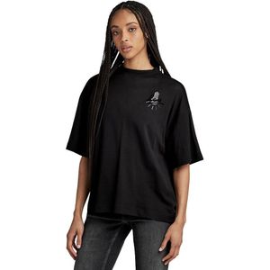 G-star Graphic Loose Short Sleeve T-shirt Zwart XL Vrouw