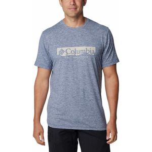 Columbia - Kwick Hike - T-shirt - Grijs - Korte Mouwen