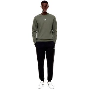 EA7voor mannen. 8NPV66_PJVTZ Train Core Id groene set (XXL), Zwart, Casual, Katoen, Meerdere sporten, Lange mouwen