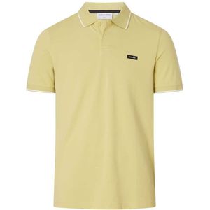 Calvin Klein Stretch Pique Tipping Slim Korte Mouw Poloshirt