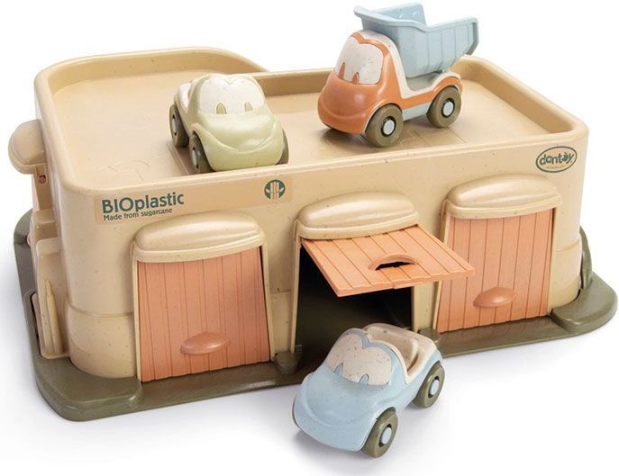Dantoy speel garage - speelgoedgarage - BIO plastic - Gerecycled - Suikerriet