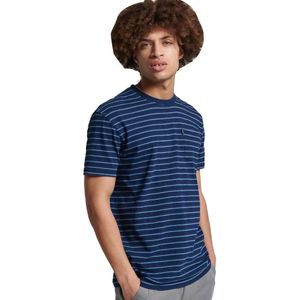 Superdry - Vintage Indigo Stripe - T-shirt - Katoen