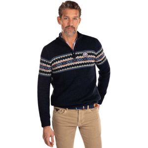 Nza New Zealand Ngakawau Half Zip Sweater Blauw S Man