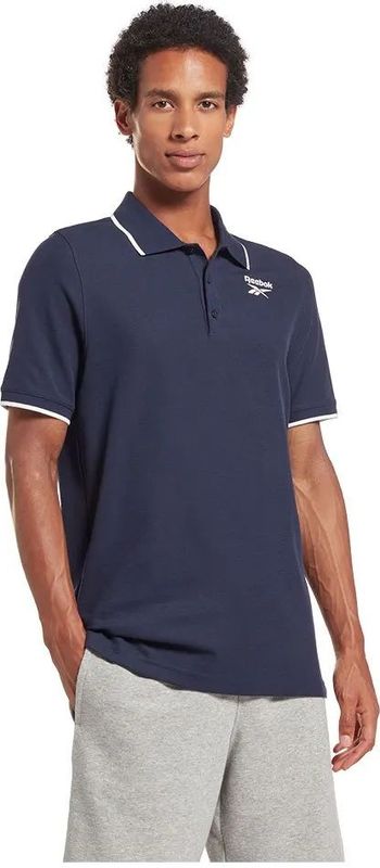 Reebok - Identity - Poloshirt - Zwart - Katoen/Polyester