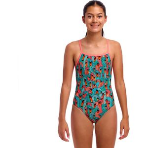 Funkita - Strapped In One Piece - Zwemkleding - Blauw - 10 Years
