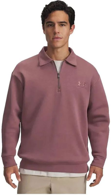 Under Armour - Icon Fleece Collar - Sweatshirt - Met Halve Rits