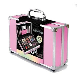 Markwins Bon Voyage Metallic Makeup Case Bevat 43 Stukken