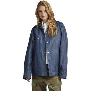 G-star Oversized Workwear Overshirt Blauw XL Vrouw