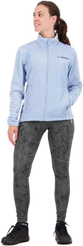 Adidas - Terrex - Leggings - Zwart - Strak Zittend - Halfhoge Taille