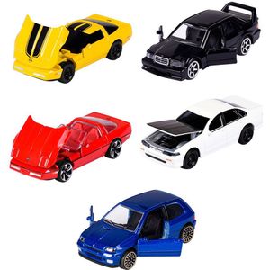 Majorette Giftpack 5 Young Vehicles 90s Transparant