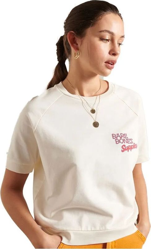 Superdry - Workwear Cropped Crew - T-shirt - Korte Mouwen