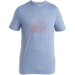 Icebreaker Merino 150 Tech Lite Iii Van Camp Short Sleeve T-shirt Blauw XL Man