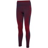 Hummel - Mt Aly Seamless Hw Tights - Leggings - Insignia Blue/Cabernet Melange