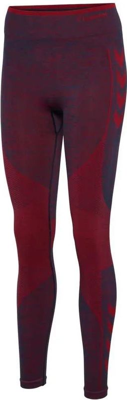 Hummel - Mt Aly Seamless Hw Tights - Leggings - Insignia Blue/Cabernet Melange