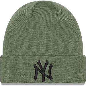 New Era New York Yankees League Essentials Cuff Beanie Groen  Man