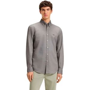 Open Green - Overhemd - Knoopsluiting - Met Button-Downkraag