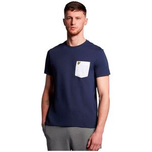 Lyle & Scott Contrast Pocket Short Sleeve T-shirt Blauw S Man