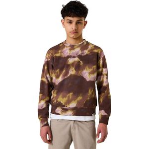GARCIA - Print Sweater - Bruin - Jongens - Lange Mouw