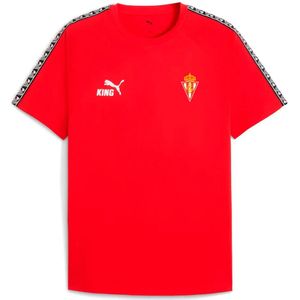 Puma Sporting Gijón Teamking T-shirt Met Korte Mouwen