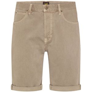 Lee 5 Pocket Denim Shorts Beige 29 Man
