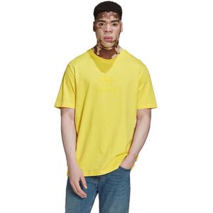 Adidas Originals Trefoil Series Street Short Sleeve T-shirt Geel M Man