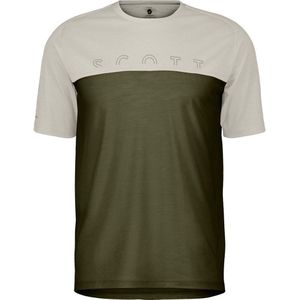 Scott Defined Merino Short Sleeve T-shirt Beige 2XL Man
