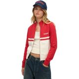 Superdry - Athletic Essentials - Trainingsjack - Slim Fit - Geribbelde Boorden