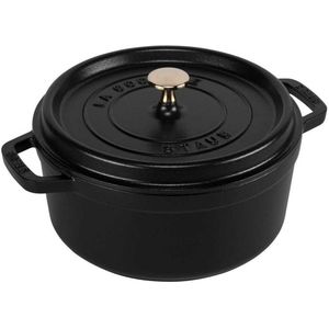 Staub Braadpan Cocotte Zwart - ø 20 cm / 2.2 liter