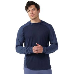 Active Mesh Hoodie - Zwart - Merinowol en TENCEL™ Lyocell