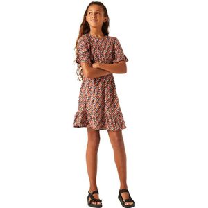 Garcia N42681 Teen Short Sleeve Short Dress Bruin 10-11 Years Meisje