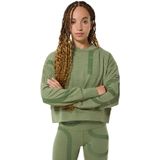 Super.natural - W Capital Logo Krissini - Sweatshirt - Zwart - Oversized Pasvorm