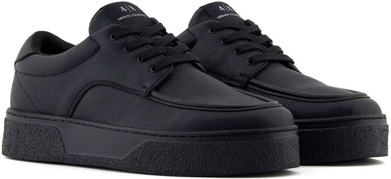 AIX Armani Exchange - XM001671AF17351UC001 - Sneakers - Zwart - Plat - Veters - Casual