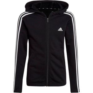 Adidas 3s Full Zip Sweatshirt Zwart 7-8 Years