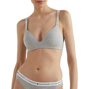 Tommy Hilfiger Icon 2.0 Lightly Lined Triangle Bra Grijs XS Vrouw