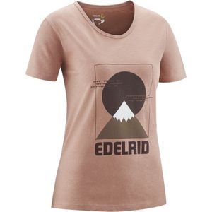 Edelrid Highball V Short Sleeve T-shirt Bruin XL Vrouw